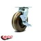 Service Caster 6 Inch High Temp Phenolic Swivel Caster with Roller Bearing and Brake SCC SCC-30CS620-PHRHT-TLB - alternate 6